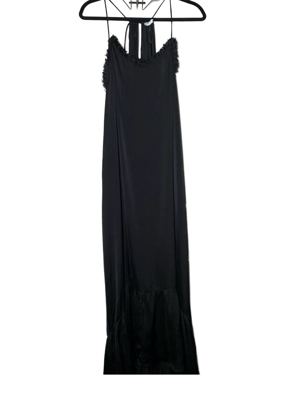 Flawless Maxi Black Spaghetti Strap‎ Dress L